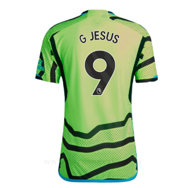 Billige Fotballdrakter Arsenal G JESUS #9 Borte Draktsett 2023-2024