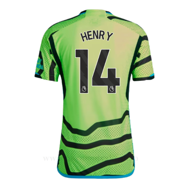 Billige Fotballdrakter Arsenal HENRY #14 Borte Draktsett 2023-2024