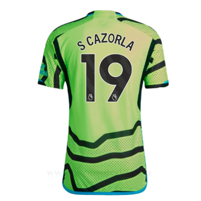 Billige Fotballdrakter Arsenal S CAZORLA #19 Borte Draktsett 2023-2024
