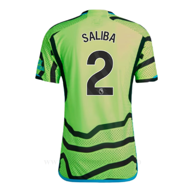 Billige Fotballdrakter Arsenal SALIBA #2 Borte Draktsett 2023-2024
