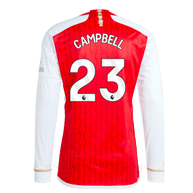 Billige Fotballdrakter Arsenal CAMPBELL #23 Hjemme Draktsett Langermet 2023-2024