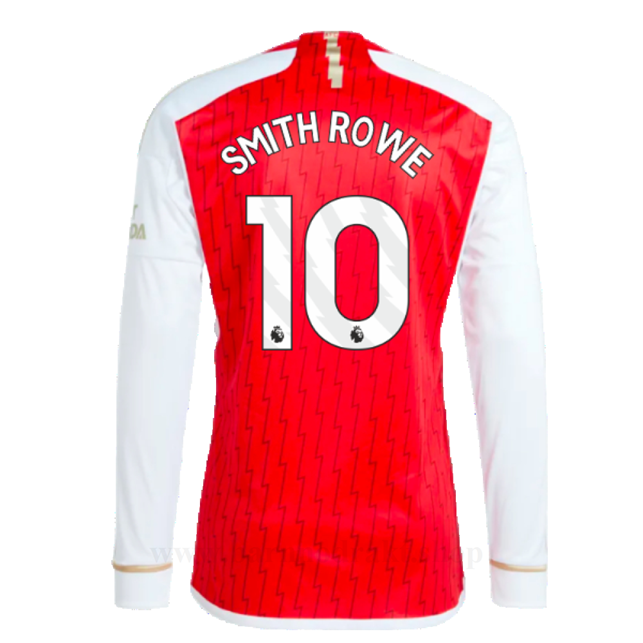 Billige Fotballdrakter Arsenal SMITH ROWE #10 Hjemme Draktsett Langermet 2023-2024
