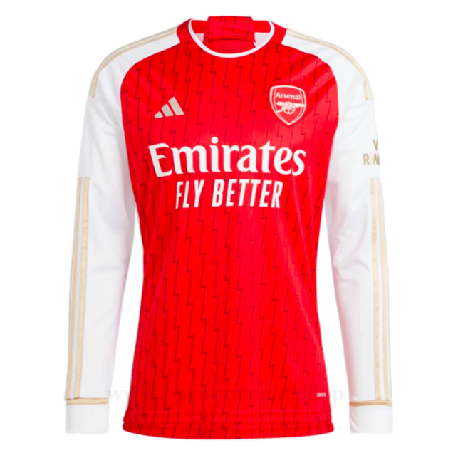 kjøpe Drakt Arsenal Langermet members,salg Billige Fotballdrakter Arsenal TIERNEY #3 Hjemme Draktsett Langermet 2023-2024 butikk