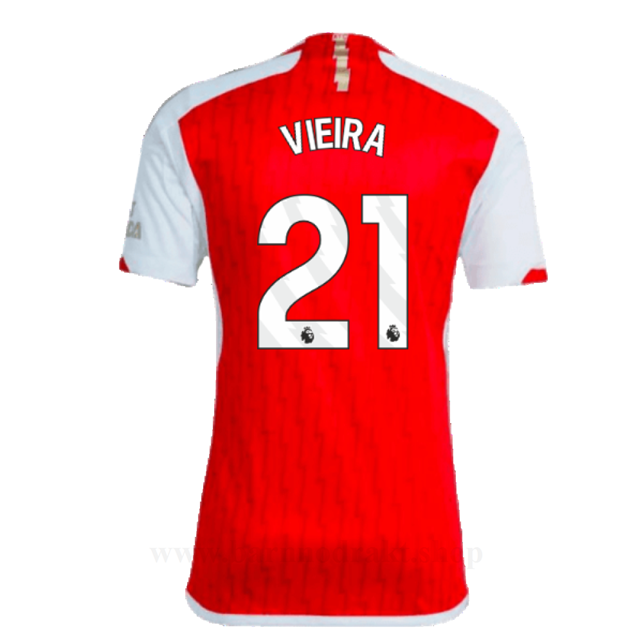 Billige Fotballdrakter Arsenal VIEIRA #21 Hjemme Draktsett 2023-2024