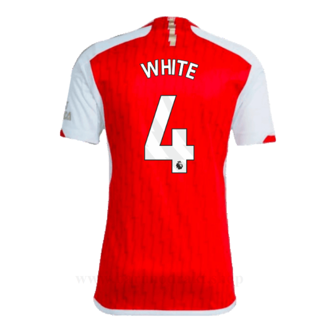 Billige Fotballdrakter Arsenal WHITE #4 Hjemme Draktsett 2023-2024
