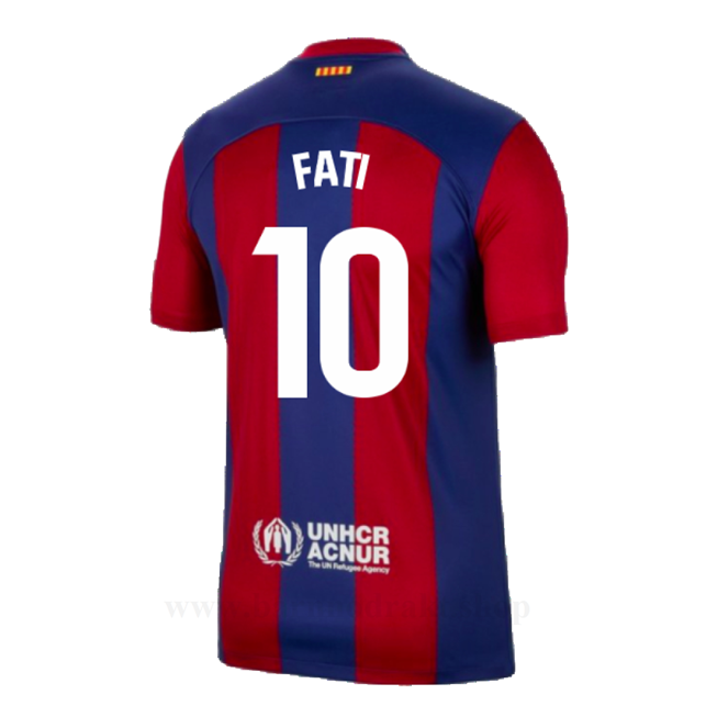 Billige Fotballdrakter FC Barcelona FATI #10 Hjemme Draktsett 2023-2024