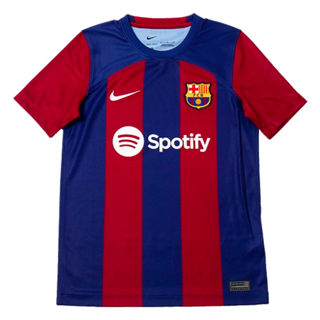 Billige Fotballdrakter FC Barcelona Barn Hjemme Draktsett 2023-2024