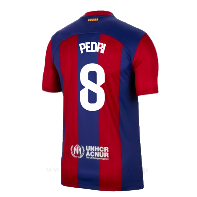 Billige Fotballdrakter FC Barcelona PEDRI #8 Hjemme Draktsett 2023-2024