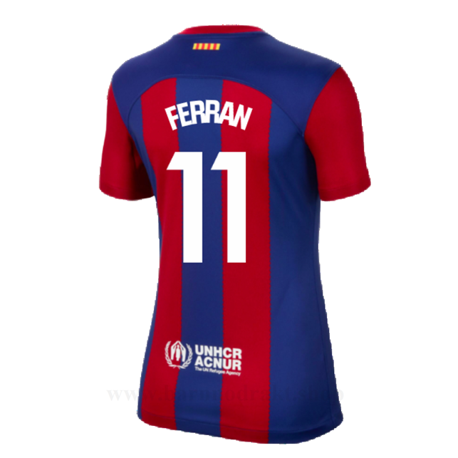 Billige Fotballdrakter FC Barcelona Dame FERRAN #11 Hjemme Draktsett 2023-2024