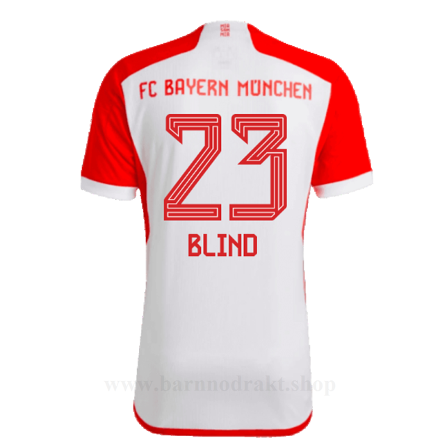 Billige Fotballdrakter FC Bayern München BLIND #23 Hjemme Draktsett 2023-2024