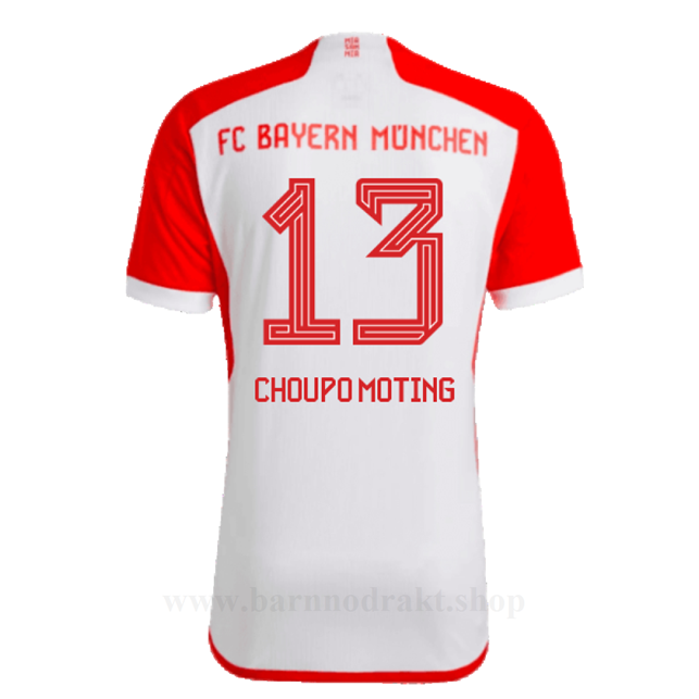 Billige Fotballdrakter FC Bayern München CHOUPO MOTING #13 Hjemme Draktsett 2023-2024