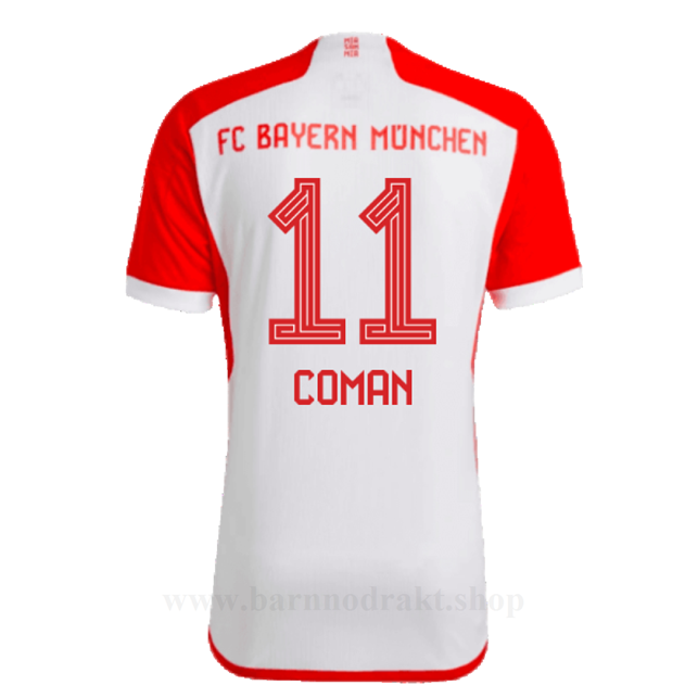 Billige Fotballdrakter FC Bayern München COMAN #11 Hjemme Draktsett 2023-2024