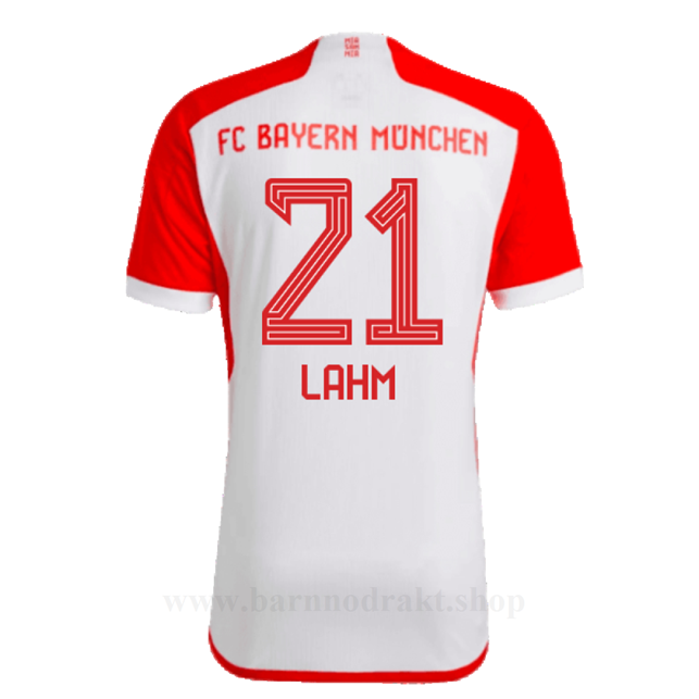 Billige Fotballdrakter FC Bayern München LAHM #21 Hjemme Draktsett 2023-2024
