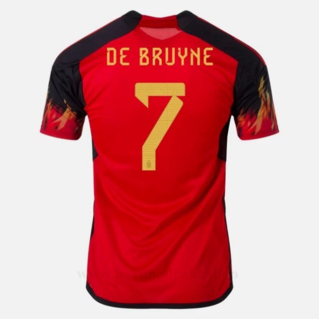 Billige Fotballdrakter Belgia DE BRUYNE #7 Hjemme Draktsett VM 2022