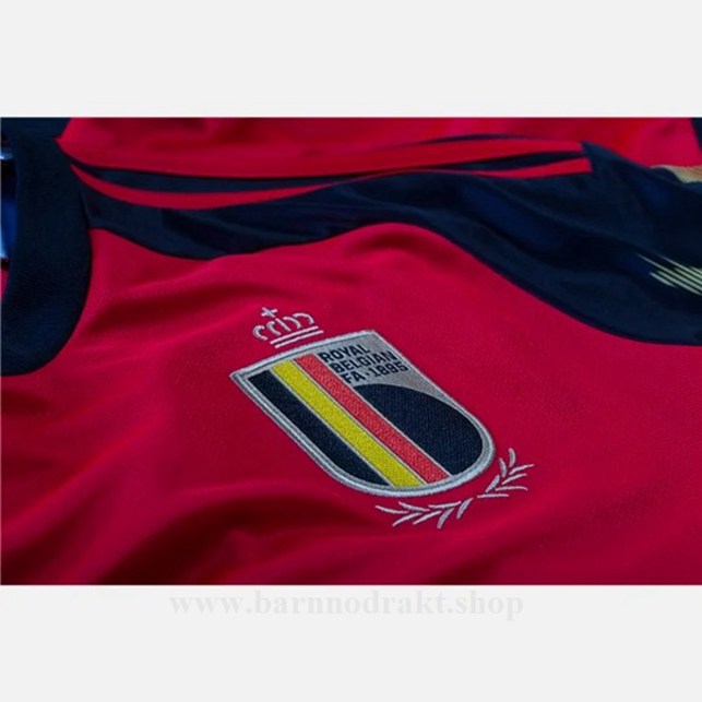 nicebeauty Billige Fotballdrakter Belgia Hjemme Draktsett VM 2022 nettbutikk