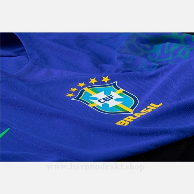 ready Billige Fotballdrakter Brasil Borte Draktsett VM 2022 erfaringer