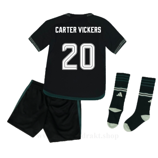 Billige Fotballdrakter Celtic Barn CARTER VICKERS #20 Borte Draktsett 2023-2024