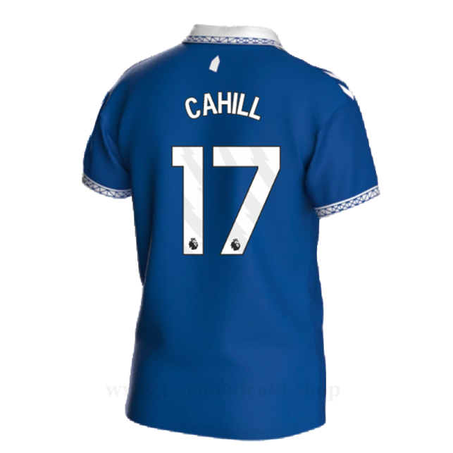 Billige Fotballdrakter Everton CAHILL #17 Hjemme Draktsett 2023-2024