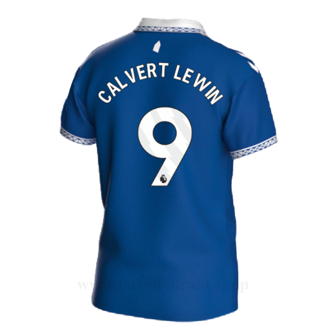 Billige Fotballdrakter Everton CALVERT LEWIN #9 Hjemme Draktsett 2023-2024