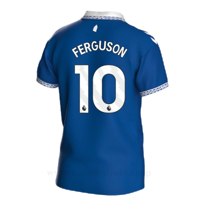 Billige Fotballdrakter Everton FERGUSON #10 Hjemme Draktsett 2023-2024