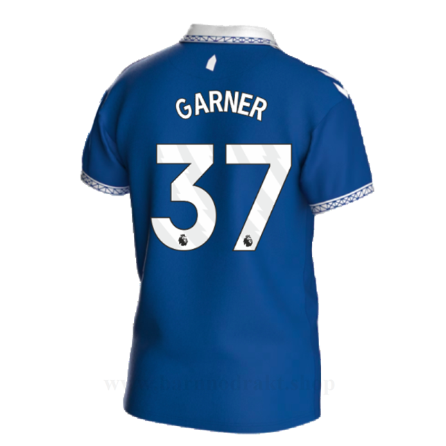 Billige Fotballdrakter Everton GARNER #37 Hjemme Draktsett 2023-2024
