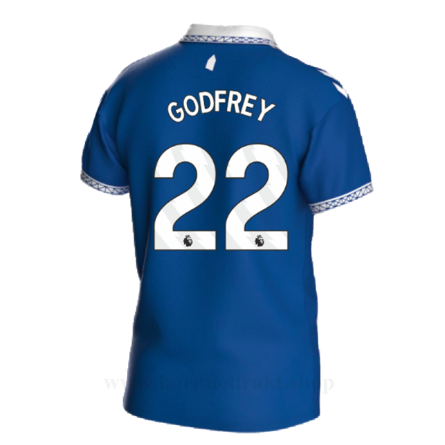 Billige Fotballdrakter Everton GODFREY #22 Hjemme Draktsett 2023-2024