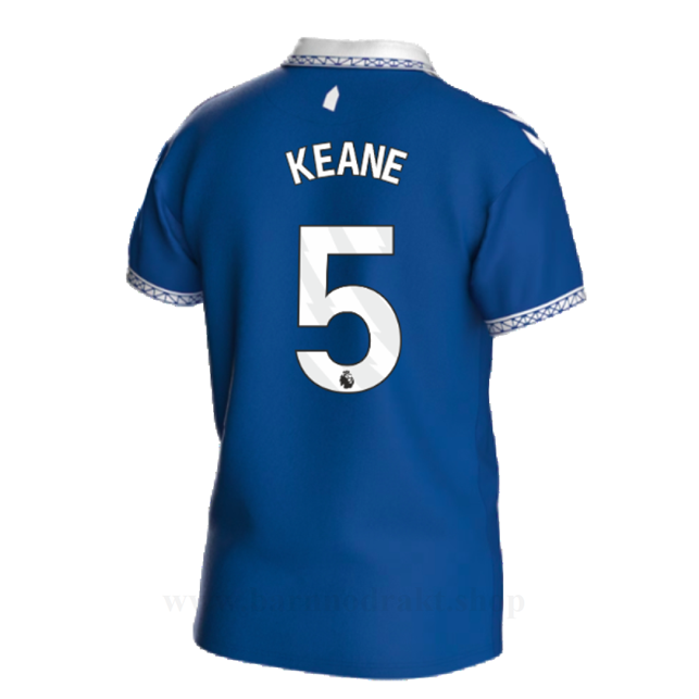 Billige Fotballdrakter Everton KEANE #5 Hjemme Draktsett 2023-2024