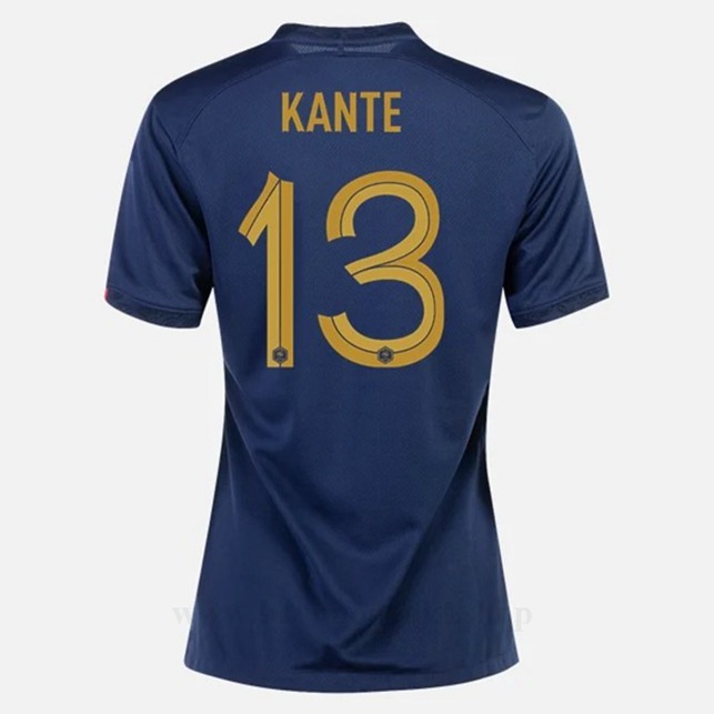 Billige Fotballdrakter Frankrike Dame KANTE #13 Hjemme Draktsett VM 2022