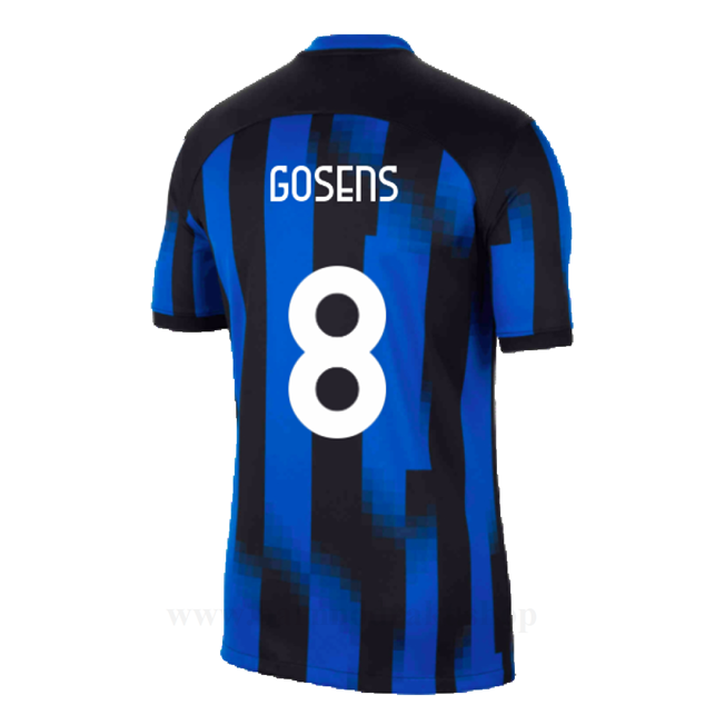 Billige Fotballdrakter Inter Milan GOSENS #8 Hjemme Draktsett 2023-2024