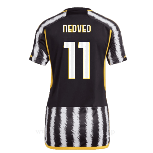 Billige Fotballdrakter Juventus Dame NEDVED #11 Hjemme Draktsett 2023-2024