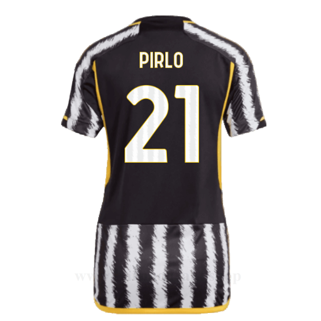 Billige Fotballdrakter Juventus Dame PIRLO #21 Hjemme Draktsett 2023-2024