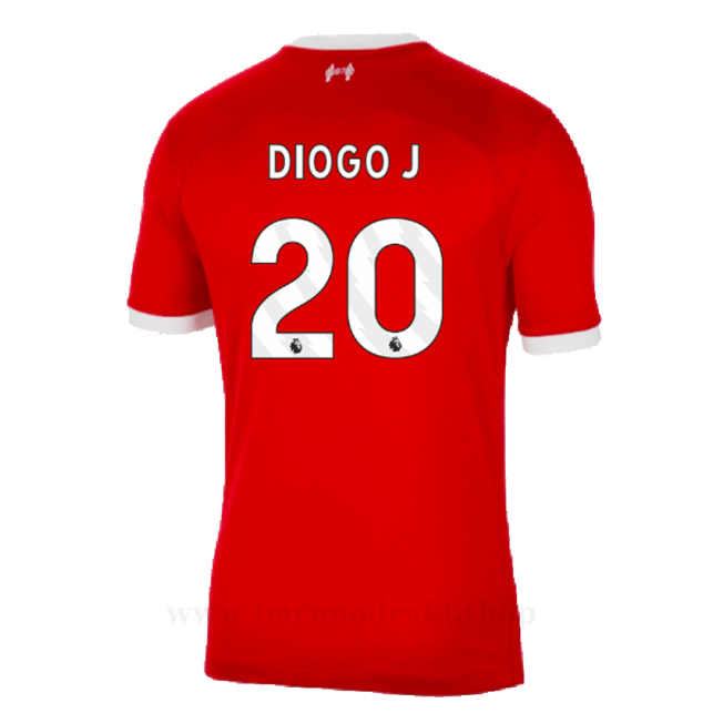 Billige Fotballdrakter Liverpool DIOGO J #20 Hjemme Draktsett 2023-2024