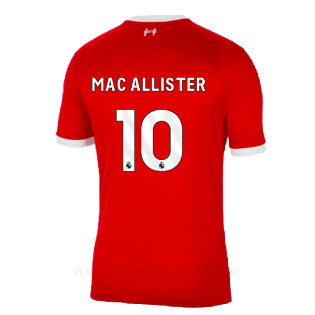 Billige Fotballdrakter Liverpool MAC ALLISTER #10 Hjemme Draktsett 2023-2024