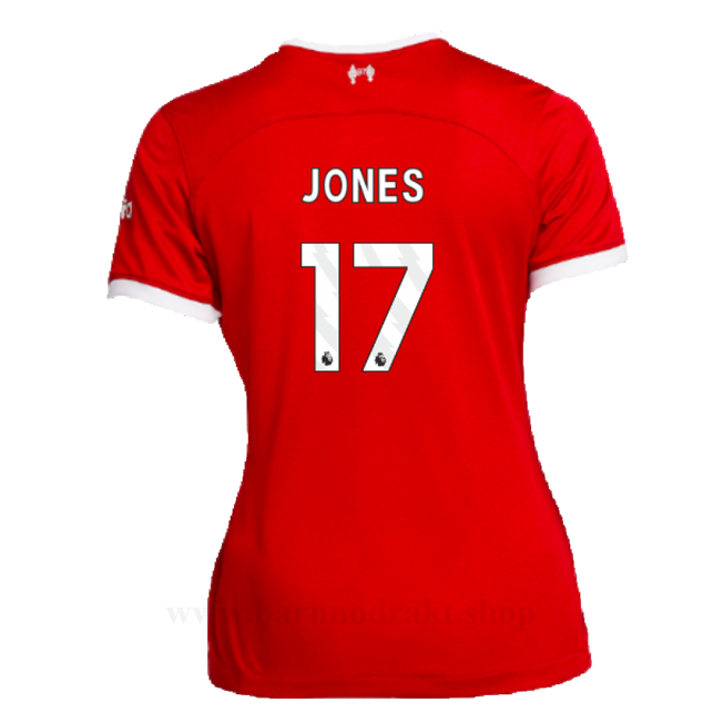 Billige Fotballdrakter Liverpool Dame JONES #17 Hjemme Draktsett 2023-2024