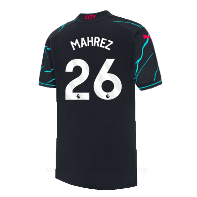 Billige Fotballdrakter Manchester City MAHREZ #26 Tredje Draktsett 2023-2024