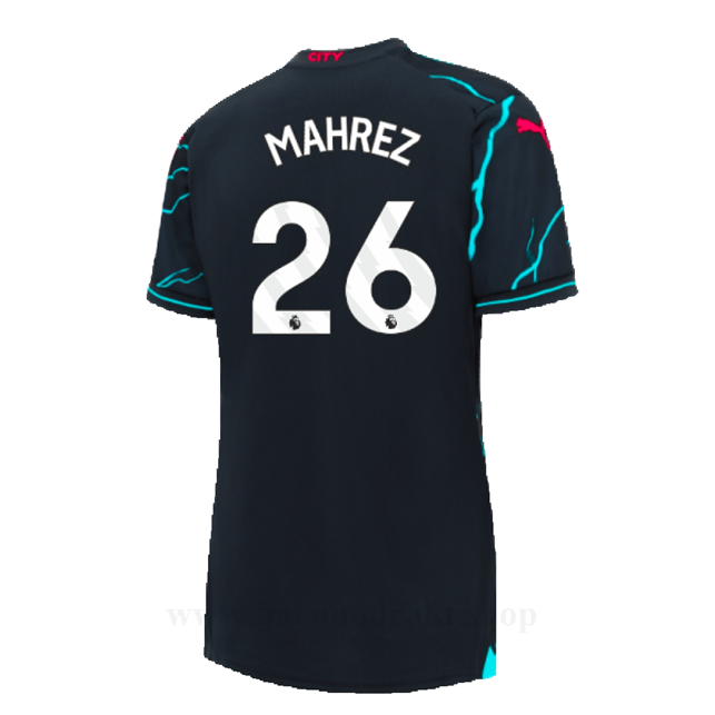 Billige Fotballdrakter Manchester City Dame MAHREZ #26 Tredje Draktsett 2023-2024