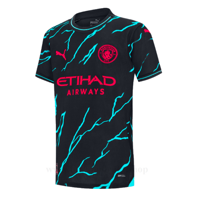 finnrett Skjorte Manchester City med eget navn,design Billige Fotballdrakter Manchester City AKANJI #25 Tredje Draktsett 2023-2024 sportsbutikk