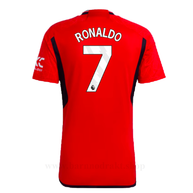 Billige Fotballdrakter Manchester United RONALDO #7 Hjemme Draktsett 2023-2024