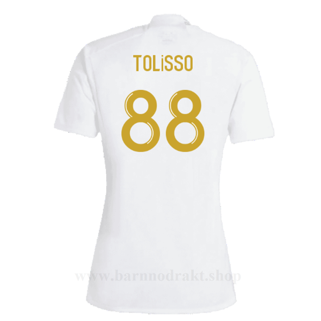 Billige Fotballdrakter Olympique Lyonnais TOLISSO #88 Hjemme Draktsett 2023-2024