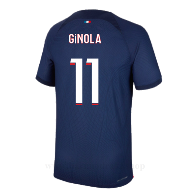 Billige Fotballdrakter Paris Saint Germain PSG GINOLA #11 Hjemme Draktsett 2023-2024