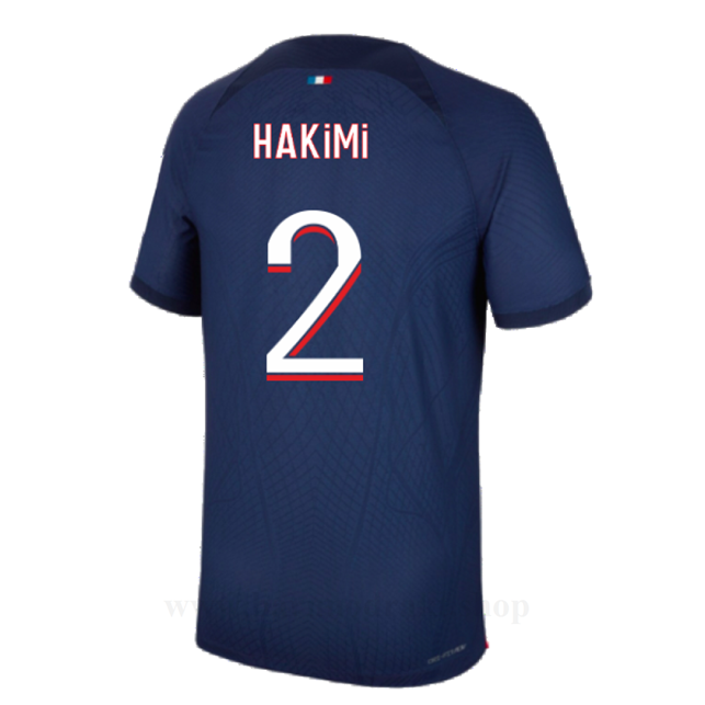 Billige Fotballdrakter Paris Saint Germain PSG HAKIMI #2 Hjemme Draktsett 2023-2024