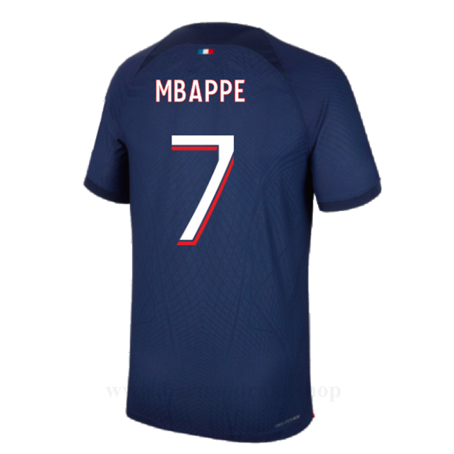 Billige Fotballdrakter Paris Saint Germain PSG MBAPPE #7 Hjemme Draktsett 2023-2024