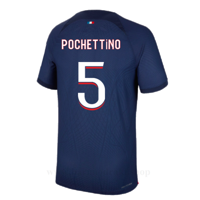 Billige Fotballdrakter Paris Saint Germain PSG POCHETTINO #5 Hjemme Draktsett 2023-2024