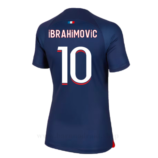 Billige Fotballdrakter Paris Saint Germain PSG Dame IBRAHIMOVIC #10 Hjemme Draktsett 2023-2024