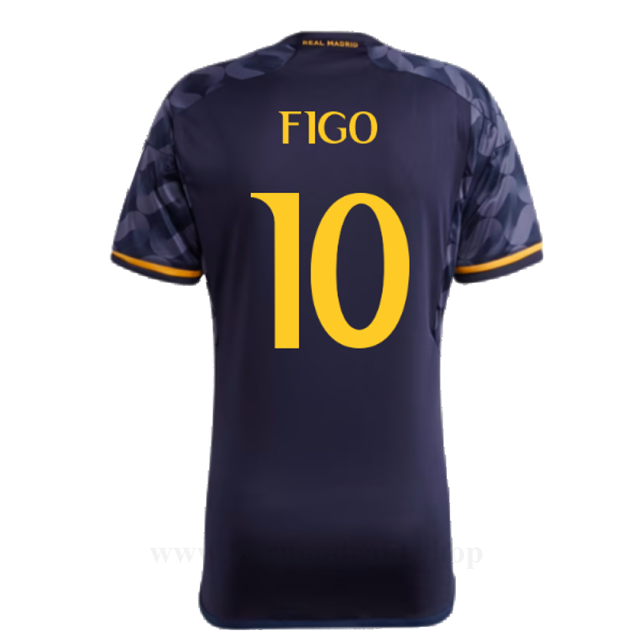 Billige Fotballdrakter FC Real Madrid FIGO #10 Borte Draktsett 2023-2024