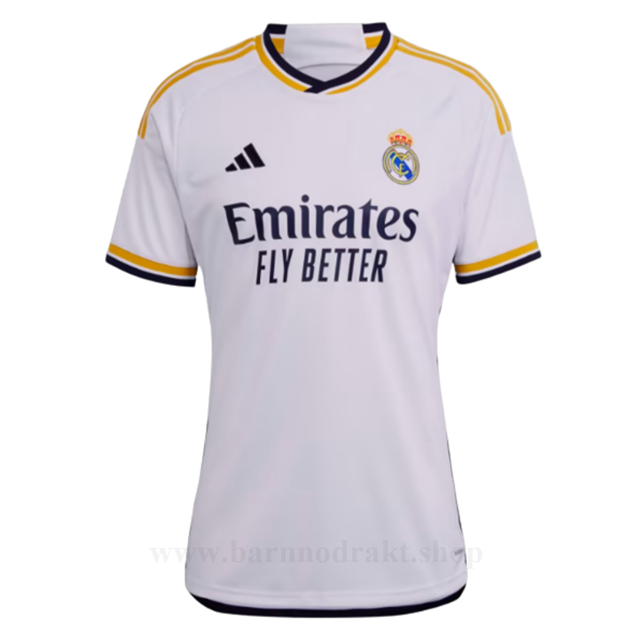 Billige Fotballdrakter FC Real Madrid Dame Hjemme Draktsett 2023-2024
