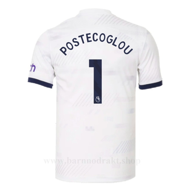 Billige Fotballdrakter Tottenham Hotspur POSTECOGLOU #1 Hjemme Draktsett 2023-2024