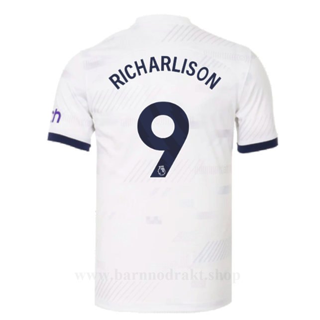 Billige Fotballdrakter Tottenham Hotspur RICHARLISON #9 Hjemme Draktsett 2023-2024