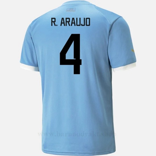 Billige Fotballdrakter Uruguay R ARAU # Hjemme Draktsett VM 2022
